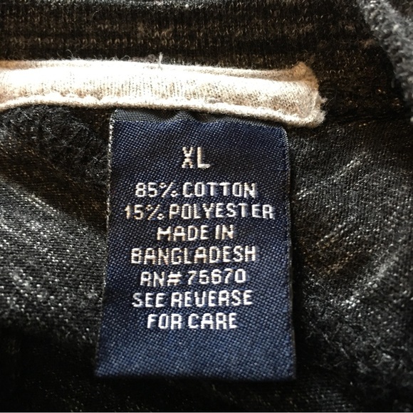 Michael Brandon XL Long Sleeve Dark Gray Short Sleeve Tshirt - Picture 4 of 8